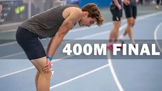 400M Final Ethan Valletta | BYU Invitational 2023