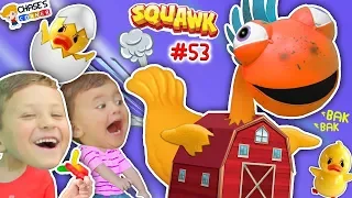 Chase's Corner: SQUAWK! Chicken & Eggs Popping Challenge Game w/ Clarence (#53) | DOH MUCH FUN