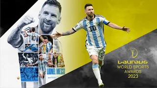 LIONEL MESSI THE FAVORITE WINNER - LAUREUS WORLD SPORTSMAN OF THE YEAR 2023