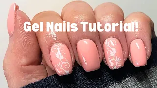 Gel Nails Tutorial Beginner Friendly 🌸 Gel Nails at home 💅