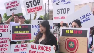 Rally held after Texas Senate passes bill limiting farmland sales to China, other countries