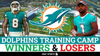 Dolphins Training Camp Winners & Losers Ft. Tua Tagovailoa, Jevon Holland, Connor Williams