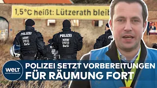 LÜTZERATH: Sorge vor weiteren Unruhen –Tagebaubetreiber RWE fängt an Bäume zu fällen