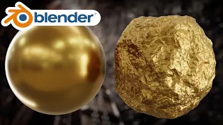 Procedural Gold Material (Blender Tutorial)