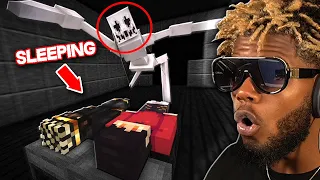 It broke out the basement... *SCARY* (Minecraft)