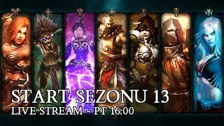 DIABLO 3 PL - ZAPRO LIVE ! START SEZONU 13 ( ROZDAJEMY KOSZULKI )