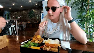 First Time Trying Japanese Bento Box Brisbane Australia