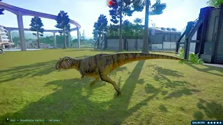 Indominus Rex Hunting Titanosaurus Dinosaur Evolution Jurassic World Dominion King of Monster