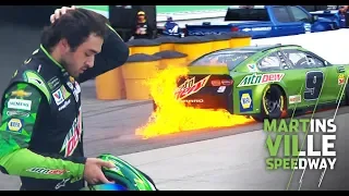 Elliott blows engine minutes into practice | NASCAR Playoffs at Martinsville Speedway