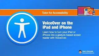 VoiceOver on the iPad and iPhone