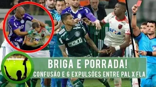 Briga completa Palmeiras e Flamengo DUDU humilha jogador do flamengo