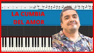 Luz de Luna: Mauricio Mesones - La cumbia del amor | Piano Tutorial | Midi