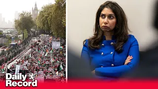 Suella Braverman hits out at pro-Palestinian ‘hate marches’