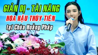 Hoa Hậu Thuỳ Tiên GIAO LƯU - CHIA SẺ cùng với hơn 8000 ngàn bạn Sinh Viên tại chùa Hoằng Pháp