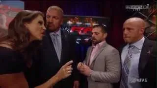 The Authority, Jamie Noble, Joey Mercury, The Miz & Damien Mizdow Backstage