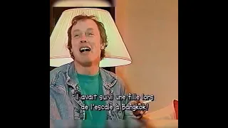 Angus Young tells a funny story about Bon Scott.