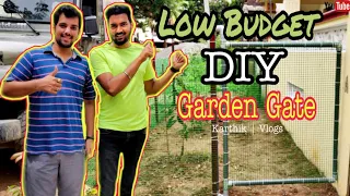 DIY in 2 minutes | Low Budget Garden Gate |Below 1000 rupees | Namma Coimbatore