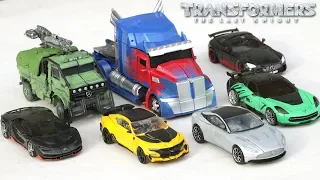 Transformers 5 TLK Autobots Optimus Prime Bumblebee Hound Crosshairs Drift Cogman Hotrod Robot Toys