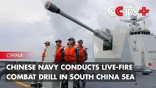 Chinese Navy Destroyer Flotilla Conducts Live-fire Combat Drill in South China Sea