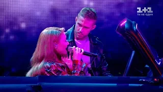 Andriy Rybarchuk and Tina Karol 'Kosmichni pochuttya' – The Final – The Voice of Ukraine – season 8