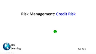 Risk Management at Banks: Credit Risk