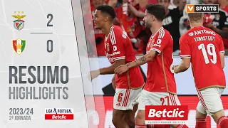 Resumo: Benfica 2-0 Estrela Amadora (Liga 23/24 #2)