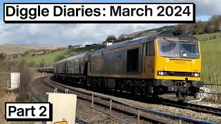 Final Time We'll See GBRF Class 60's Here? | 4k GIVEAWAY WINNER | Diggle Diaries: March 2024 Pt 2