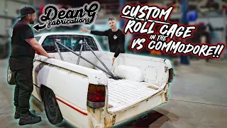 Tali Builds A Custom Roll Cage For His VS Drift Ute with Dean G Fab!!