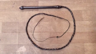 How To Make Your Own Bullwhip Tutorial DIY