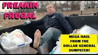 MEGA HAUL Dumpster Diving at Dollar General ~ I think this our first Dollar General MEGA HAUL!!