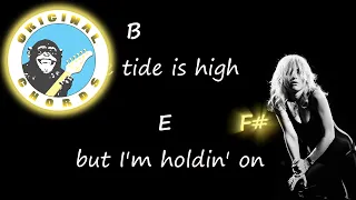 Blondie - The Tide Is High - Chords & Lyrics