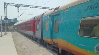 12625 Kerala SF Express || Chirala Stetion skipped High Speed  || Train tech kartheek