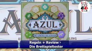 Azul Die Gärten der Königin - Regeln + Review - Brettspiel - Die Brettspieltester