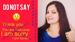 Don't Use These Words in Casual English Conversation | Use Advanced English Vocabulary |