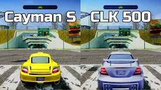 NFS Most Wanted: Porsche Cayman S vs Mercedes CLK 500 - Drag Race