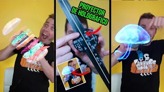 #Shorts Probé el ventilador holográfico 3D // Pongámoslo a prueba