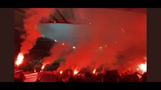 Green Brigade Celtic fans light up Stadium