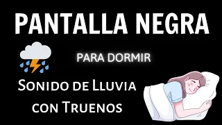 Lluvia Relajante Para Dormir, Sonido de Lluvia y Truenos en Techo, Suena de lluvia para dormir