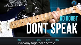 No Doubt - Don't Speak (como tocar - aula de guitarra e violão)