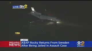 A$AP Rocky Returns From Sweden After Being Jailed In Assault Case