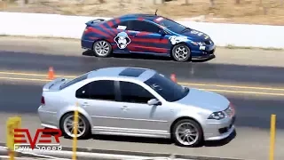 Honda Civic vs Volkswagen Jetta | Drag Races