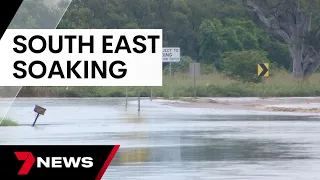 Severe weather lashes South East Queensland causing flash flooding | 7 News Australia