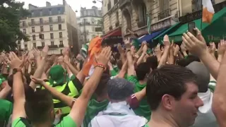 Ireland football fans street takeover at Euro 2016 - Best fans in the world!