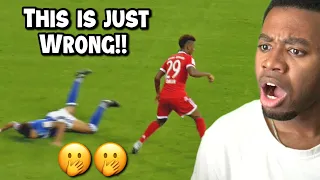 THEY COULDN'T STOP FALLING!! These Football Skills Should Be Illegal Reaction