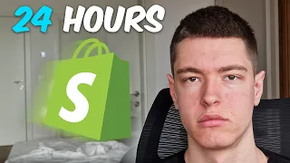 I Tried Shopify Dropshipping For 24H (Realistic Results)