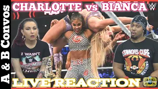 Charlotte Flair vs Bianca Belair Raw Women’s Title Match - LIVE REACTION | Monday Night Raw 10/18/21