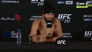 UFC 251: Jorge Masvidal Post-fight Press Conference