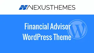 The Financial Advisor WordPress Theme - designed for the financial services industry