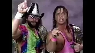 Macho Man and Bret Hart Promo on Flair/Michaels (06-27-1992)