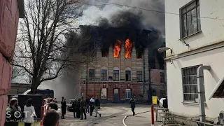 В Твери горит оборонный НИИ Воздушно-космической обороны